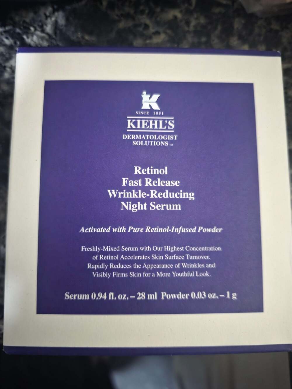 Kiehl's Retinol Fast Release Wrinkle-Reducing Night Serum 0.94 fl. oz.